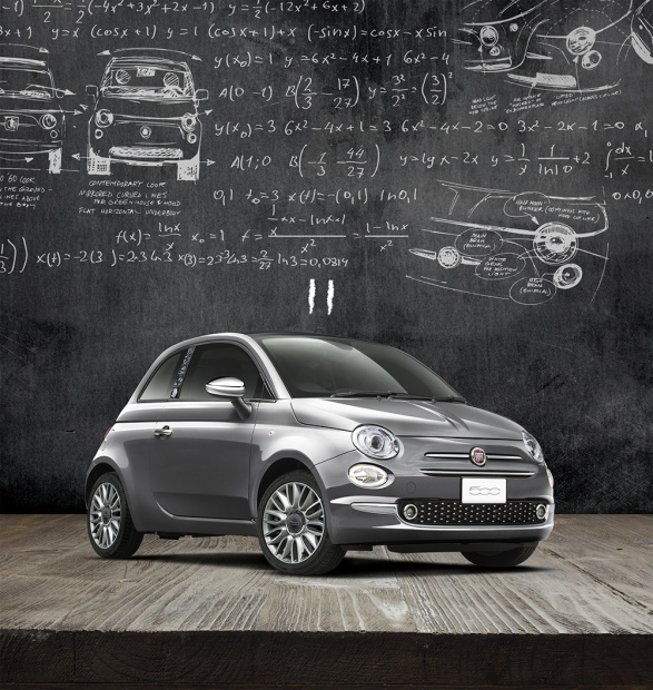 「随所に円周率が施された遊び心満点の「Fiat 500 Genio（ジェニオ）」」の10枚目の画像