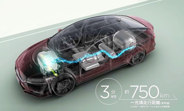 「ホンダのFCV「クラリティ フューエル セル」がEPA評価で航続距離589kmを達成！」の8枚目の画像