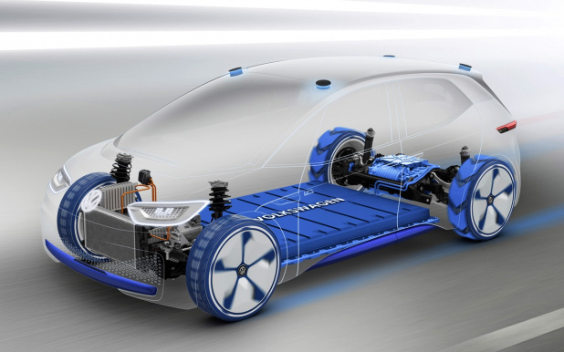 「フォルクスワーゲンが2020年に「MEB」搭載の新型EVを投入！【パリモーターショー16】」の9枚目の画像