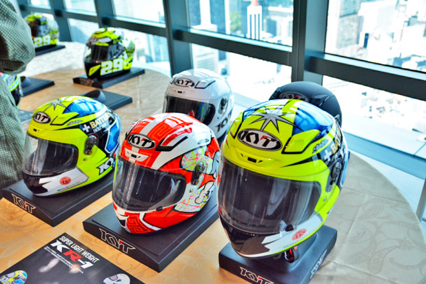 「ついに日本到来！MotoGPでも活躍するKYTヘルメットの日本発売が決定」の1枚目の画像