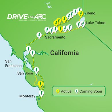 「NEDOがEVの行動範囲を拡大する実証事業「DRIVE the ARC」を米カリフォルニア州で開始」の3枚目の画像