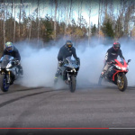 「モンスターバイクの祭典!? カワサキH2、ヤマハYZF-R1M、アプリリアRSV4が加速対決！【動画】」の1枚目の画像ギャラリーへのリンク
