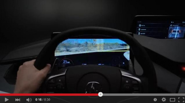 「ホンダ・アキュラの次世代車は運転席の近未来感がハンパない！【動画】」の1枚目の画像