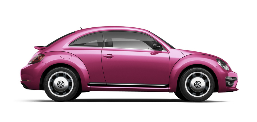 ピンクのボディカラーを初めてまとったザ ビートルの300台限定車 Pink Beetle Clicccar Com