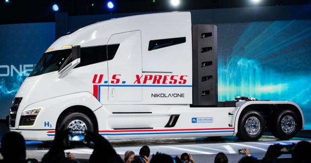 「米ニコラ・モーター、燃料電池が動力源の大型トラック「ニコラ ワン」を発表」の1枚目の画像