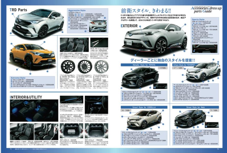 トヨタ・C-HRは9種類の純正ドレスアップモデルから選べます