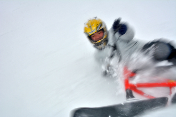 「スキー場でできるバイク遊び？スノーモトをやってみた！」の11枚目の画像