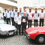 トヨタ・スポーツ800のオーナーが交通遺児育英会への寄付金の贈呈と試乗会を実施 - 001