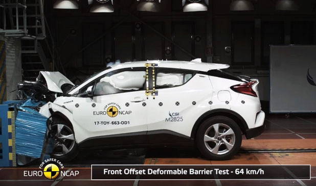 「トヨタ・C‐HRが衝突安全テスト「ユーロNCAP」で最高評価となる5つ星を獲得！」の3枚目の画像