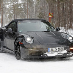 スタイリングが一新！ポルシェ911 カレラS カブリオレ次期型プロトタイプをキャッチ - Porsche 911 Convertible 1