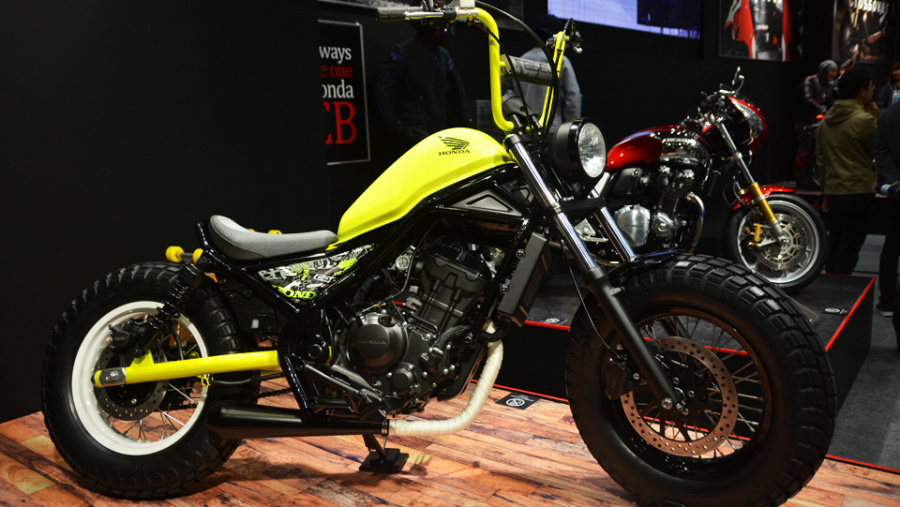 簡単にここまでイジれる モーターサイクルショー17に Honda Rebel250 のカスタムモデルが展示されていた Clicccar Com