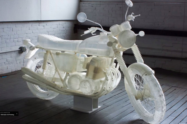 「再現度MAX！これが時代の最先端。3Dプリンターで作った「Honda CB750Four」が凄すぎる！」の1枚目の画像