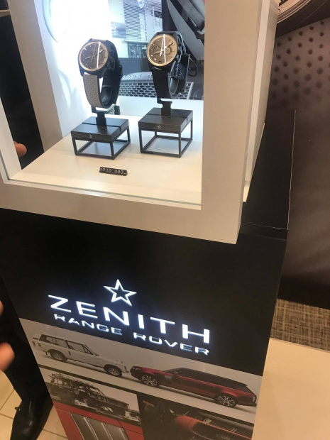 「エリザベス女王も御用達の「レンジローバー」とスイス時計の高級ブランド「ゼニス」のため息コラボモデル「ゼニス・エル・プリメロ・レンジローバー」を日本初公開」の7枚目の画像