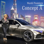 メルセデスが次世代コンパクトクラス「コンセプトAセダン」を発表！【上海モーターショー2017】 - Mercedes-Benz