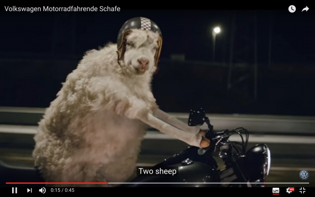 「運転中に羊が見えたら危険サイン!?　VWの居眠り運転警報装置の映像がじわじわくる!!」の4枚目の画像