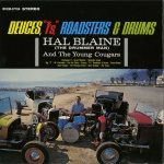 【カージャケNo.007】エキゾーストノートを効果音にしたインストアルバム。Deuces,”T’s”, Roadsters & Drums HAL BLAINE ［ハル・ブレイン］1963 - 015