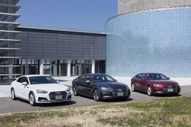 「アウディA5、スポーツバックとクーペはそれぞれ高級感を増して登場した！【Audi A5試乗】」の1枚目の画像