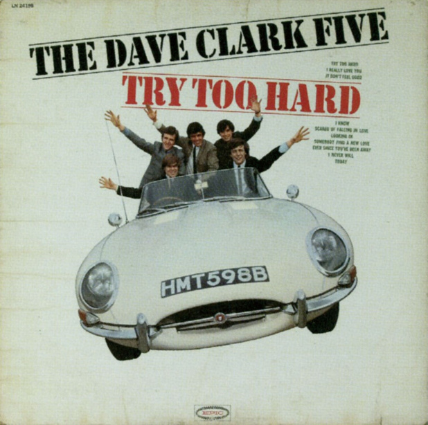 「【カージャケNo.020】大滝詠一に影響を与えた珠玉の1枚。Try Too Hard THE DAVE CLARK FIVE ［ザ・デイヴ・クラーク・ファイヴ］1966」の1枚目の画像