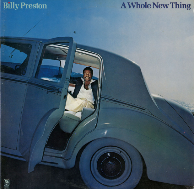 「【カージャケNo.081】ゴスペルベースのディスコソングはノリノリでパワフル　A Whole New Thing BILLY PRESTON ［ビリー・プレストン］」の1枚目の画像