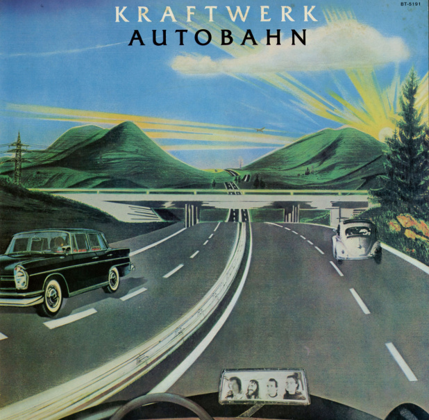 「【カージャケNo.088】ドイツのテクノバンドがアウトバーンをテーマに制作。エンジン音から始まる小気味よさ　Autobahn KRAFTWERK ［クラフトワーク］1974」の1枚目の画像
