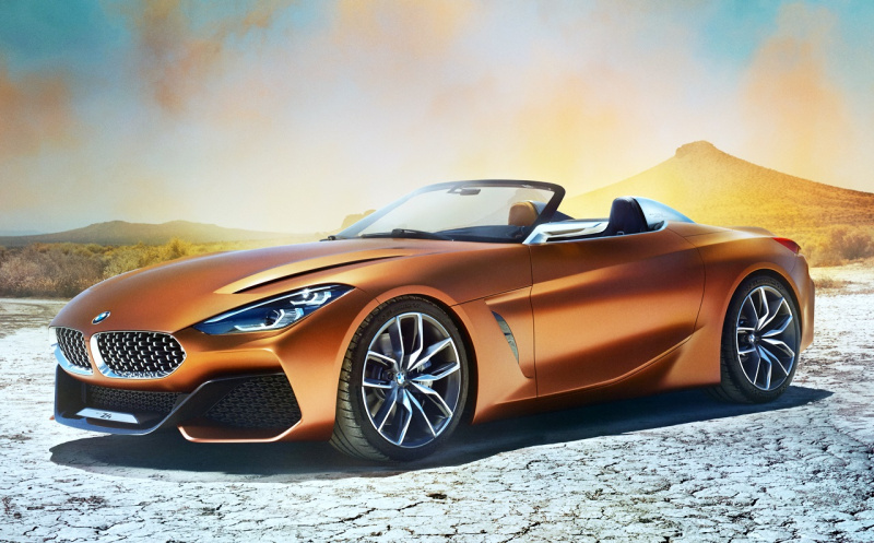 「BMWが「Z4」コンセプトモデルを公開。次期「トヨタ・スープラ」にも期待！」の1枚目の画像