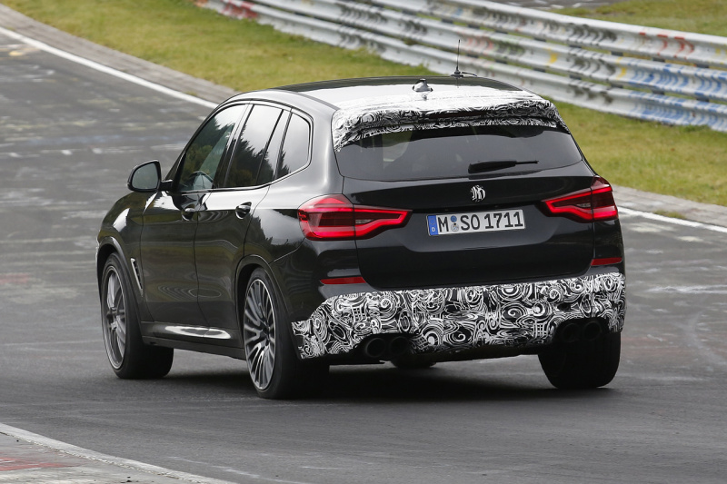「ライバルの凌駕する過激なスペックを誇る、BMW・X3初の「M」モデルをキャッチ」の8枚目の画像