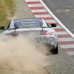 危機一髪…メルセデス AMG GT4ブラックシリーズ開発車両、ニュルでコースアウト - Mercedes-AMG GT GT4 Road 16