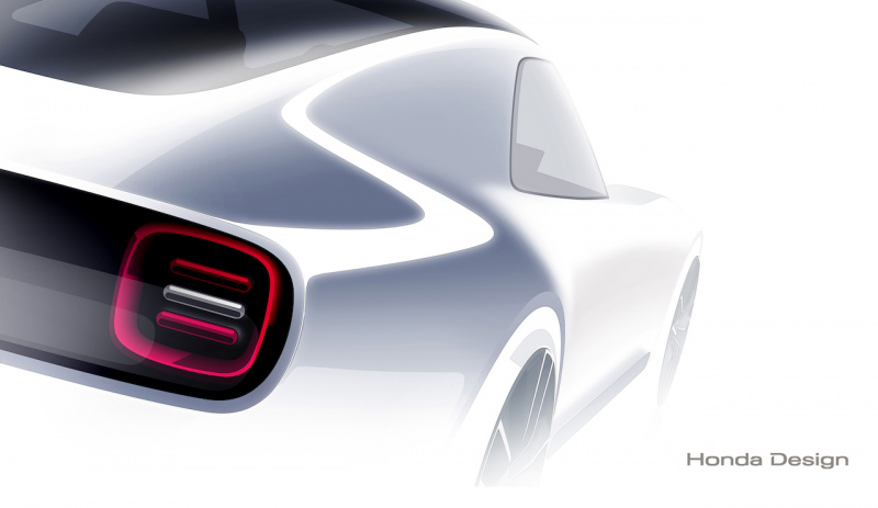 「【東京モーターショー2017】ホンダがHonda Sports EV Concept を世界初公開」の1枚目の画像