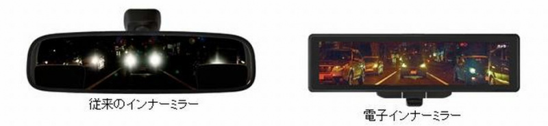 「パナソニックがスペイン企業と共同開発した「電子インナーミラー」がトヨタの純正部品に採用」の4枚目の画像