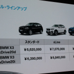 【新車】3代目新型「BMW X3」発売開始。直列2.0Lガソリン、ディーゼルターボを搭載し、価格は639万円〜 - BMW_X3_3