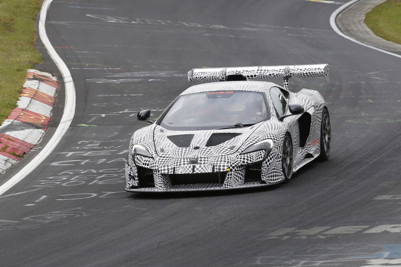 「謎のマクラーレンのテスト車輌がニュルに出現…1000馬力の「Hyper-GT」開発車両か？」の2枚目の画像