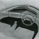 東京モーターショー1970に出展し、小林彰太郎さんが試乗された開発コードX810／マツダRX500【RE追っかけ記-6】 - RX500 interior_JKY
