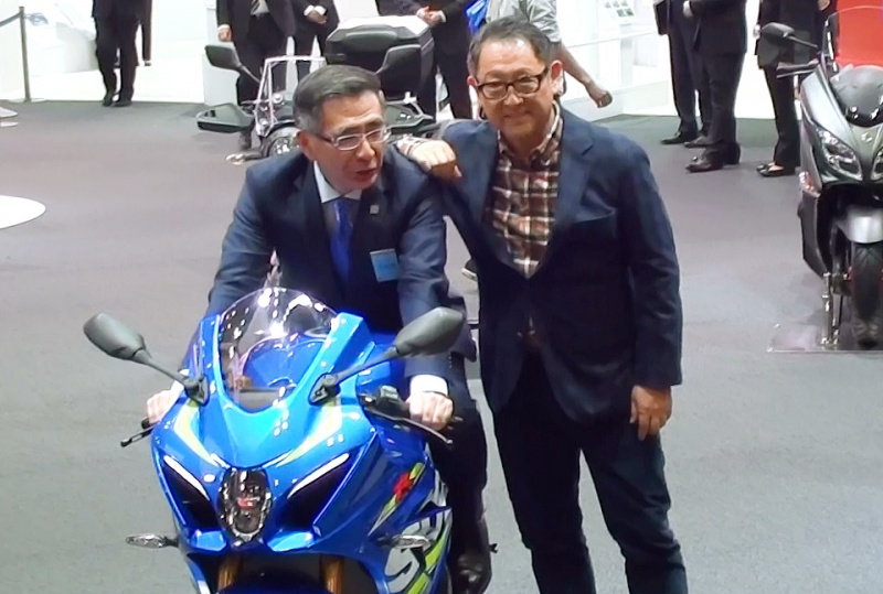 「【東京モーターショー2017】本当は「おちゃめ」な豊田章男社長、実はバイク好きだった!？」の13枚目の画像