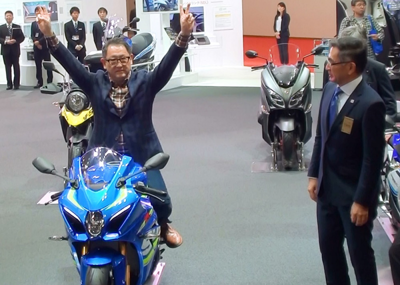 「【東京モーターショー2017】本当は「おちゃめ」な豊田章男社長、実はバイク好きだった!？」の14枚目の画像