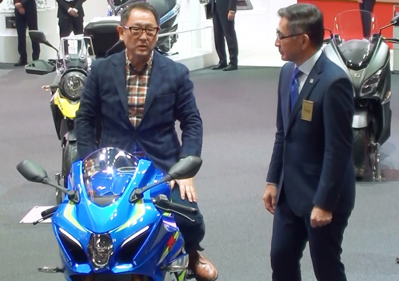 「【東京モーターショー2017】本当は「おちゃめ」な豊田章男社長、実はバイク好きだった!？」の16枚目の画像