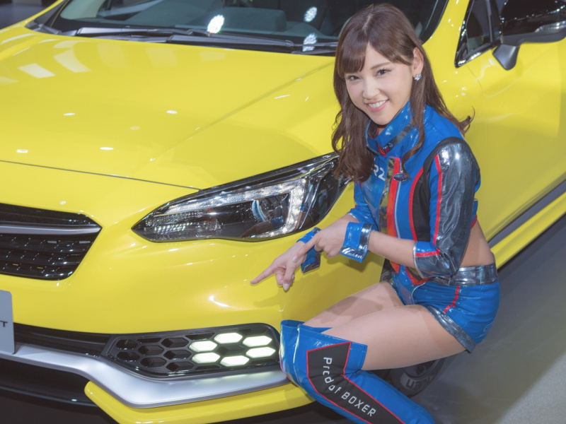 「【東京モーターショー2017】レースクイーン「BREEZE」が紹介する、スバル車のオススメポイント！」の2枚目の画像