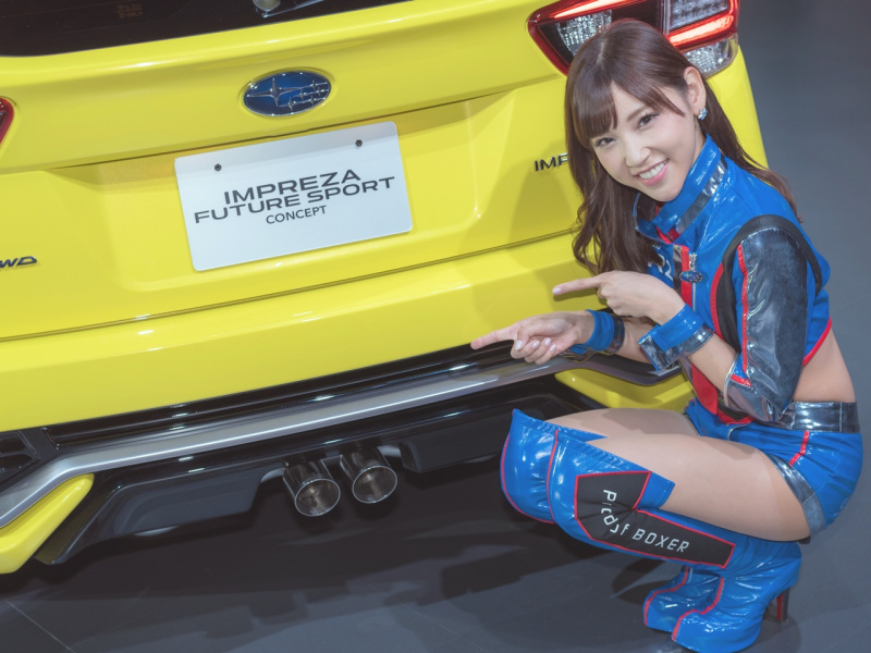 「【東京モーターショー2017】レースクイーン「BREEZE」が紹介する、スバル車のオススメポイント！」の4枚目の画像