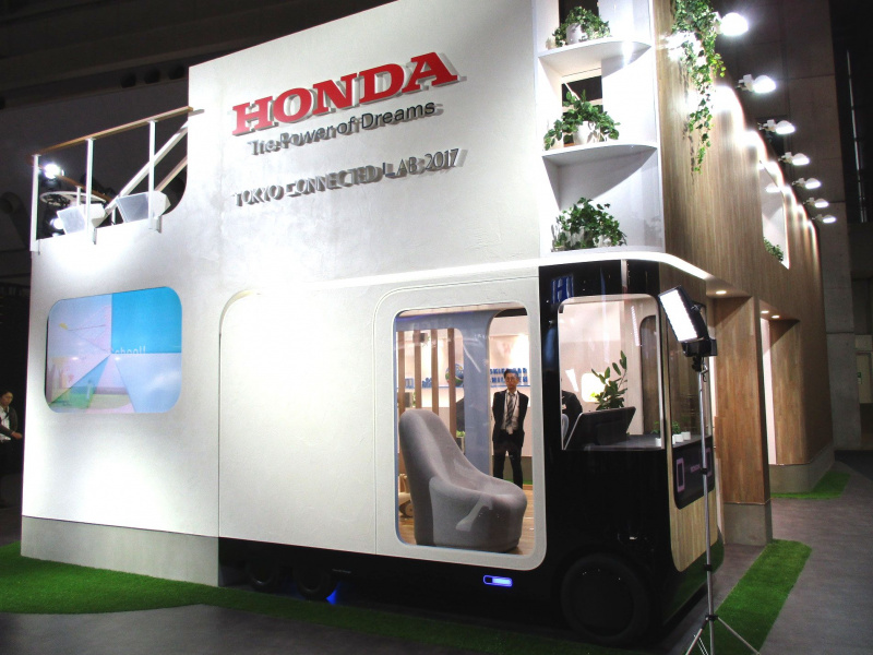 「【東京モーターショー2017】部屋ごと移動するEV!? ホンダが提案する近未来の「EVモビリティの一戸建て」とは？」の3枚目の画像