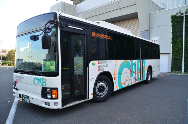 「【東京モーターショー2017】3階までバスで上がっちゃう会場内移動はシャトルバスが便利！」の1枚目の画像
