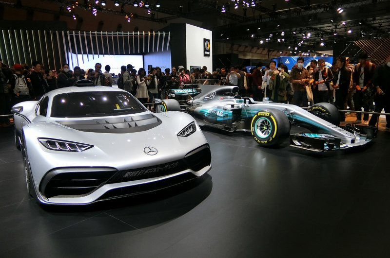 「【東京モーターショー2017】公道用F1マシン!? Mercedes-AMG Project ONEに大興奮」の6枚目の画像