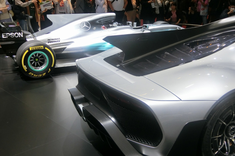 「【東京モーターショー2017】公道用F1マシン!? Mercedes-AMG Project ONEに大興奮」の8枚目の画像