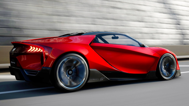 「車重、わずか「899kg」!  ホンダが本格ライトウエイト・スポーツカーを提案」の2枚目の画像