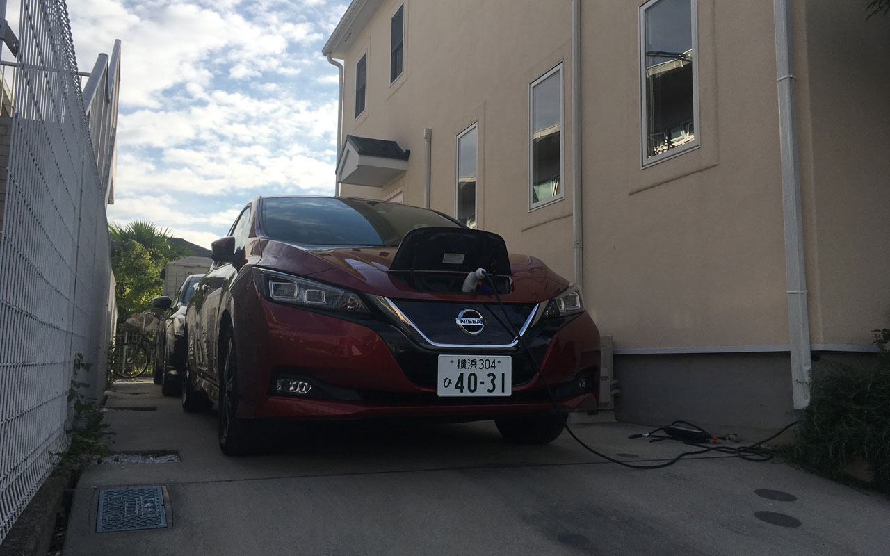 P0001 画像 新型リーフ試乗01 満充電でメーターには281キロと表示 実電費でフル充電から航続距離何キロ実走行できる Clicccar Com