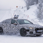 アウディ・A6次期型、生産型パーツを装着して豪雪を走った！ - Audi A6 production lights 5