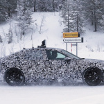 アウディ・A6次期型、生産型パーツを装着して豪雪を走った！ - Audi A6 production lights 8