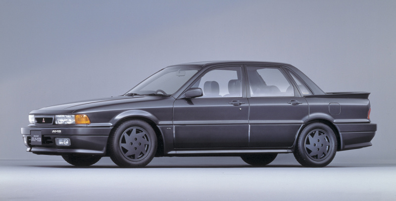 「【日欧ブランド・コラボ列伝 第5回】『三菱 ギャランAMG（1989年）』AMGと三菱が手を組みエンジンチューン」の2枚目の画像