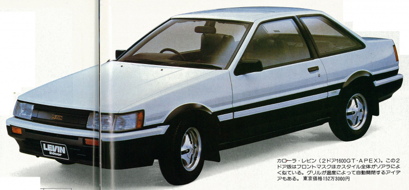 「AE86が遂に発売！ 歴史を刻む一歩はここから始まった【OPTION 1983年7月号】」の1枚目の画像