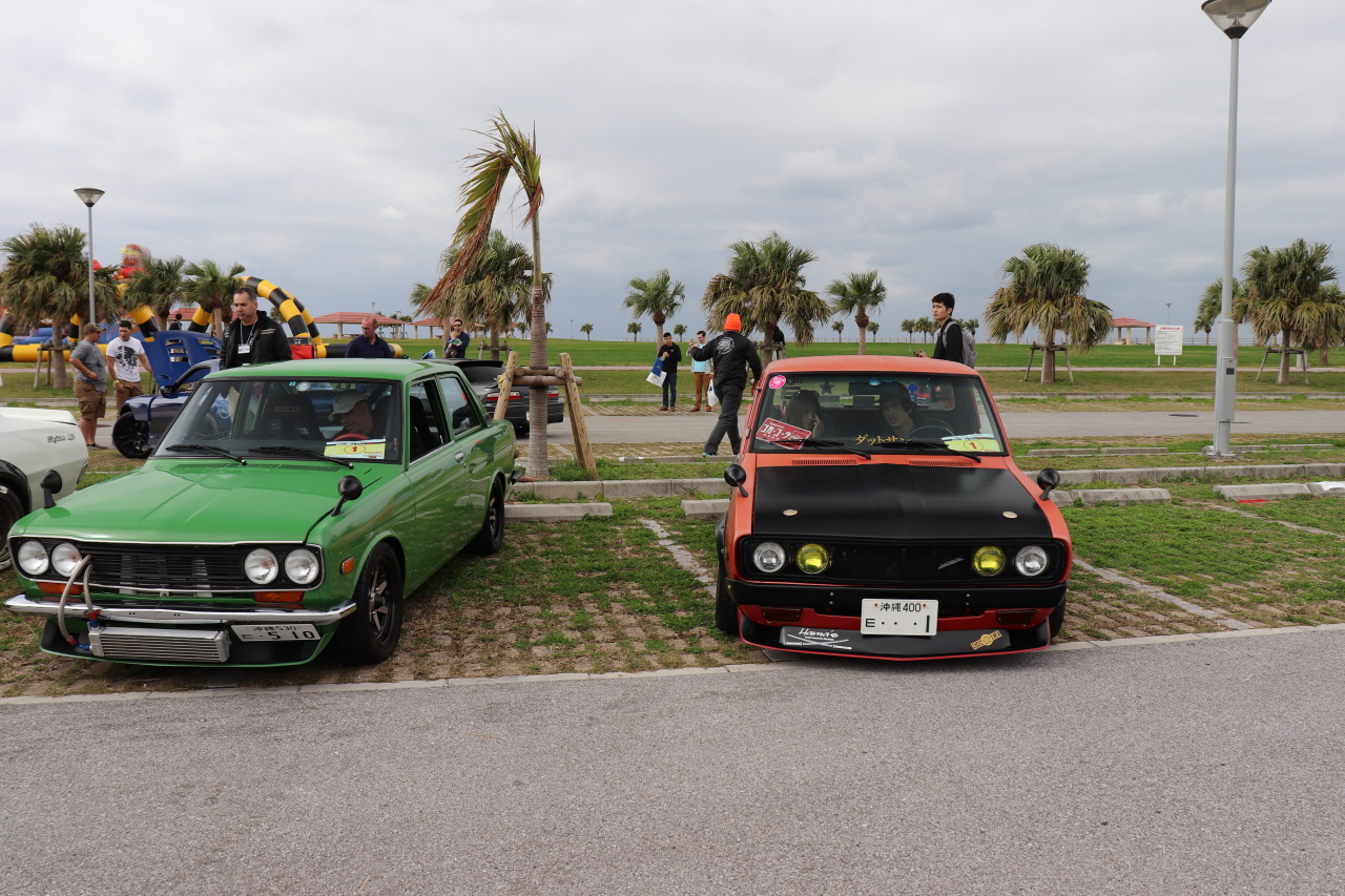 沖縄カスタムカーショー18 アメリカンはジャパニーズがお好き Yナンバーの国産旧車 チューンドカー Clicccar Com
