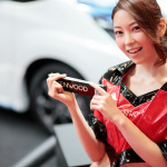 【東京オートサロン2018美女めぐり】KENWOODブースの「秋月清華」ちゃんは、色白・美肌・清楚な美人！ - _AAA9569b