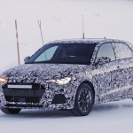 アウディ・A1次期型、1年振りのウィンターテスト。高性能「S」は250馬力超えか？ - Audi A1 Winter 3
